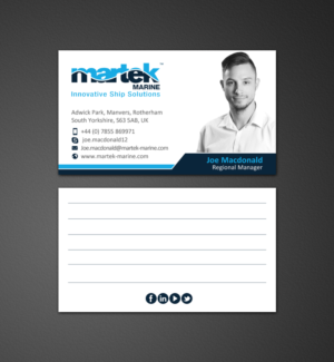 Business Card Design by chandrayaan.creative for Martek Marine | Design: #12776244