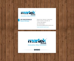 Business Card Design by chandrayaan.creative for Martek Marine | Design: #12893176