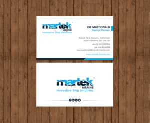 Business Card Design by chandrayaan.creative for Martek Marine | Design: #12893419