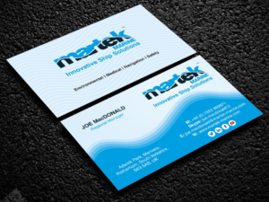 Design de Carte de Visite par aRt-n-ideas pour Martek Marine | Design : #12762245