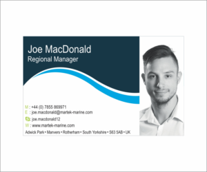 Business Card Design by chameerakasundb for Martek Marine | Design: #12869930