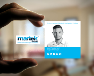 Design de Carte de Visite par jinesh pour Martek Marine | Design : #12770397
