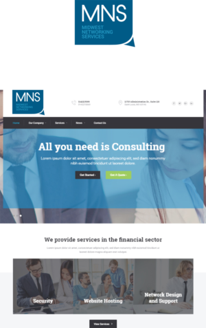 Logo Design by CanDoDesign for Midwest Networking Services | Design: #12793488