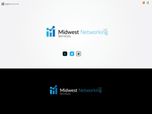 Logo Design by GreatDesigners for Midwest Networking Services | Design: #12742390