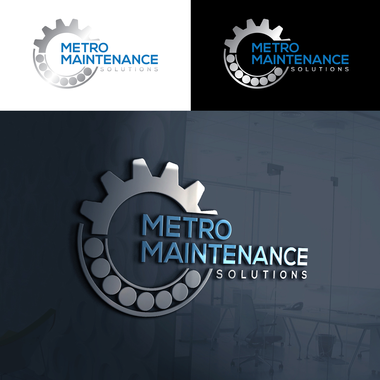 Logo Design by IMD-HUB for Metro Maintenance Service | Design #12848856