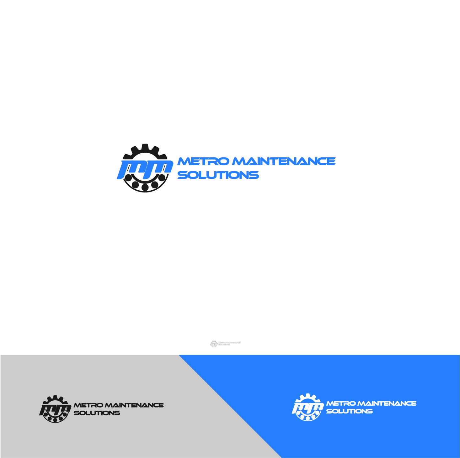 Diseño de Logo por abc. para Metro Maintenance Service | Diseño #12774182