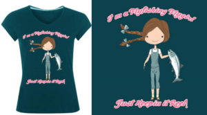 T-shirt Design by wendyRV for Flyfishing Flygirls | Design: #12887855