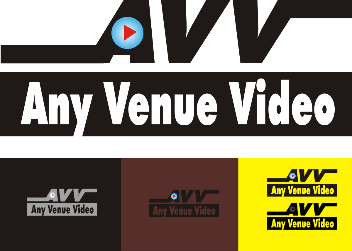 Logo Design by tembre studio for Any Venue Video | Design #12769128