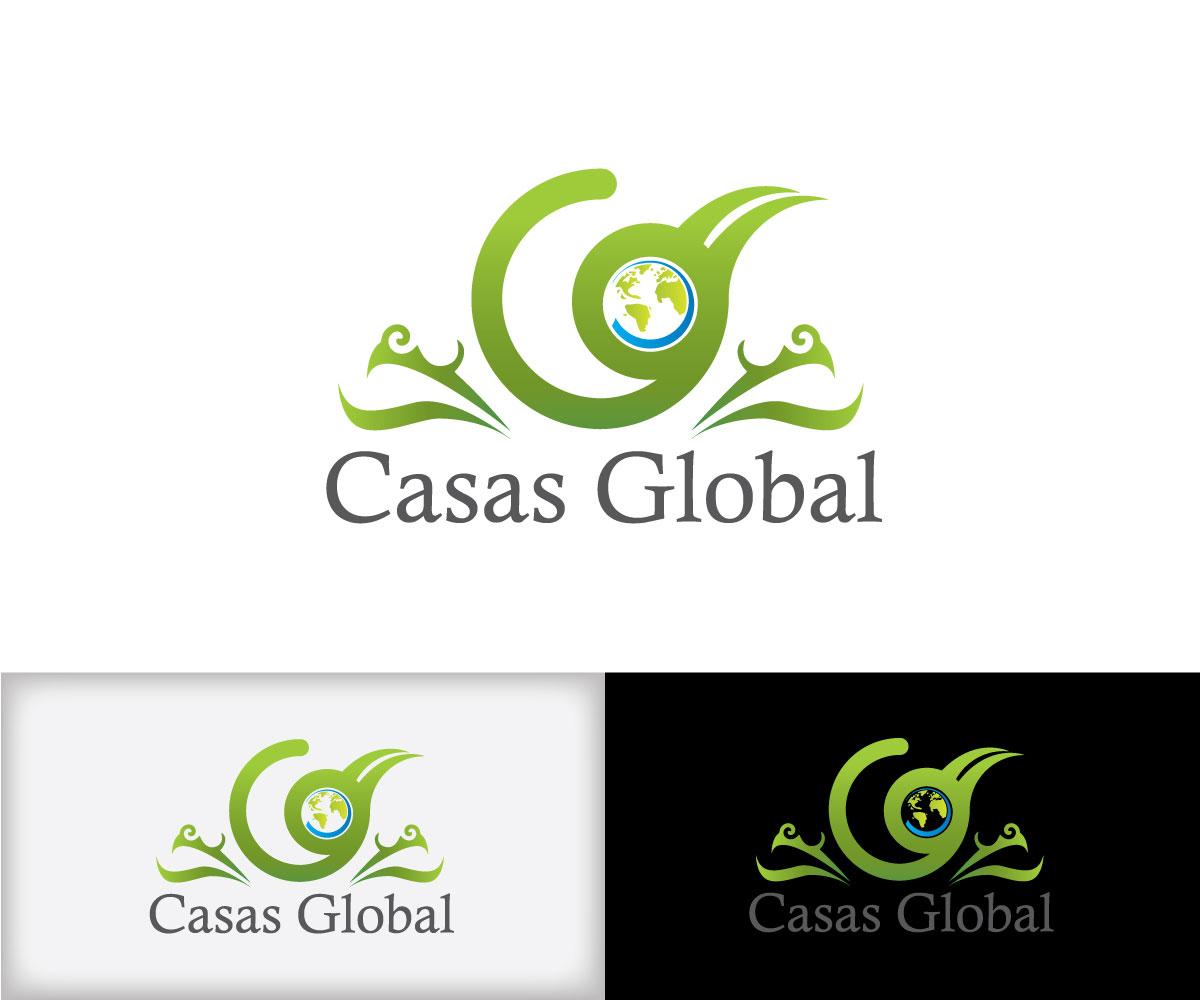 Diseño de Logo por ujay para Casas Global | Diseño #12777923