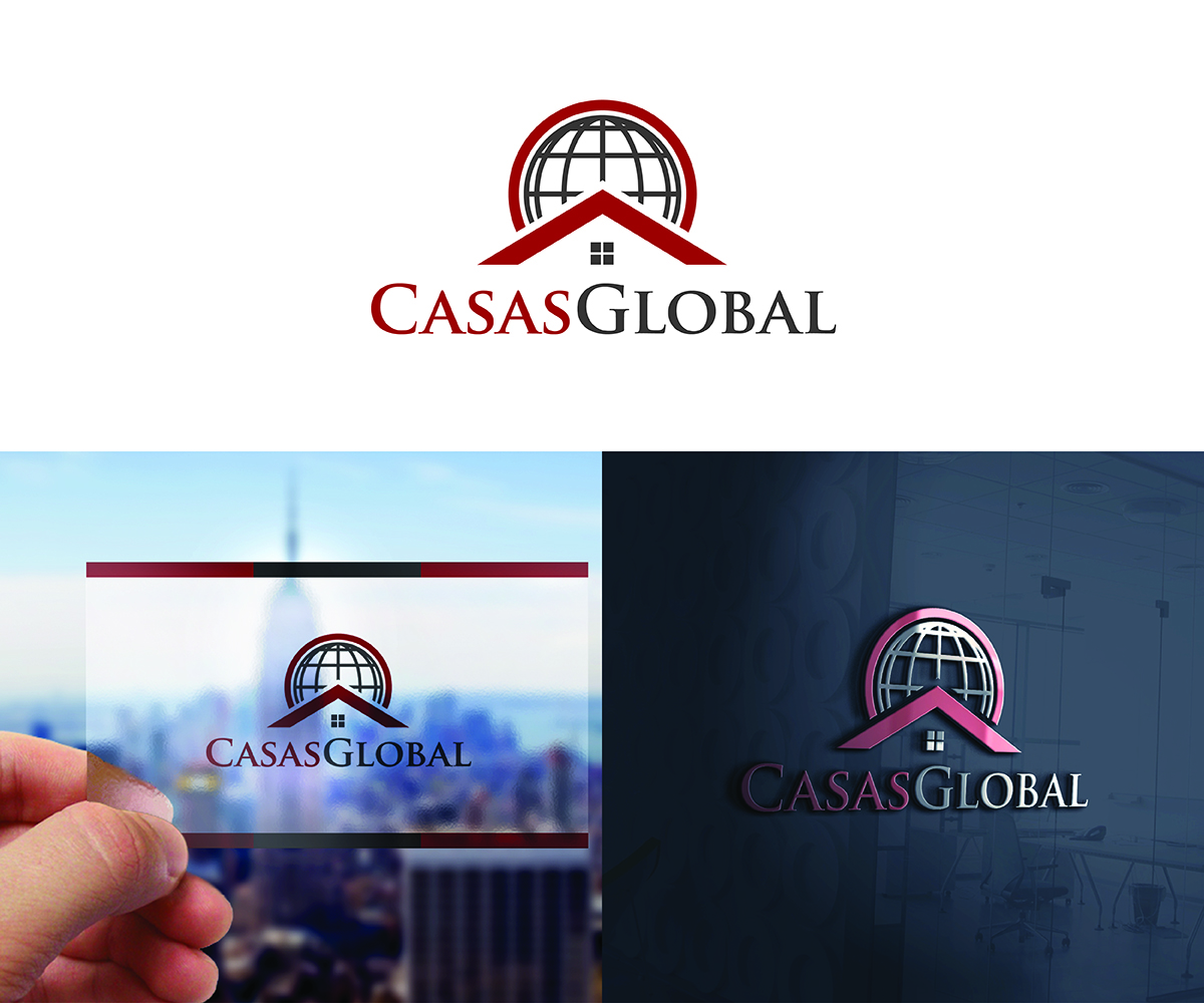 Diseño de Logo por eMARK para Casas Global | Diseño #12818916