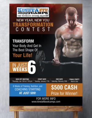 Flyer-Design von uk für Kinetafit | Design: #12784105