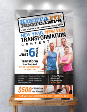 Flyer-Design von uk für Kinetafit | Design: #12814344