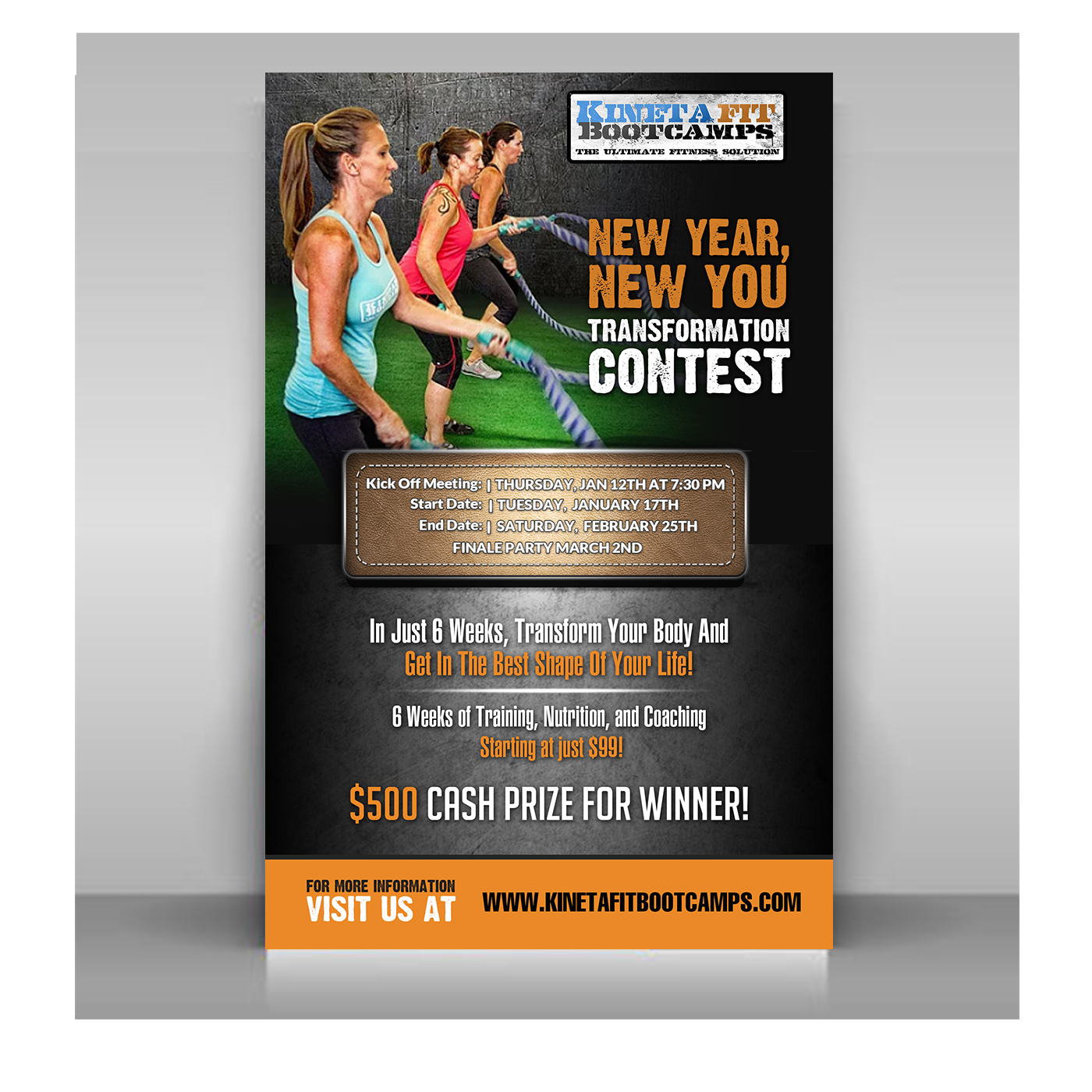 Flyer Design by creative.bugs for Kinetafit | Design #12765202