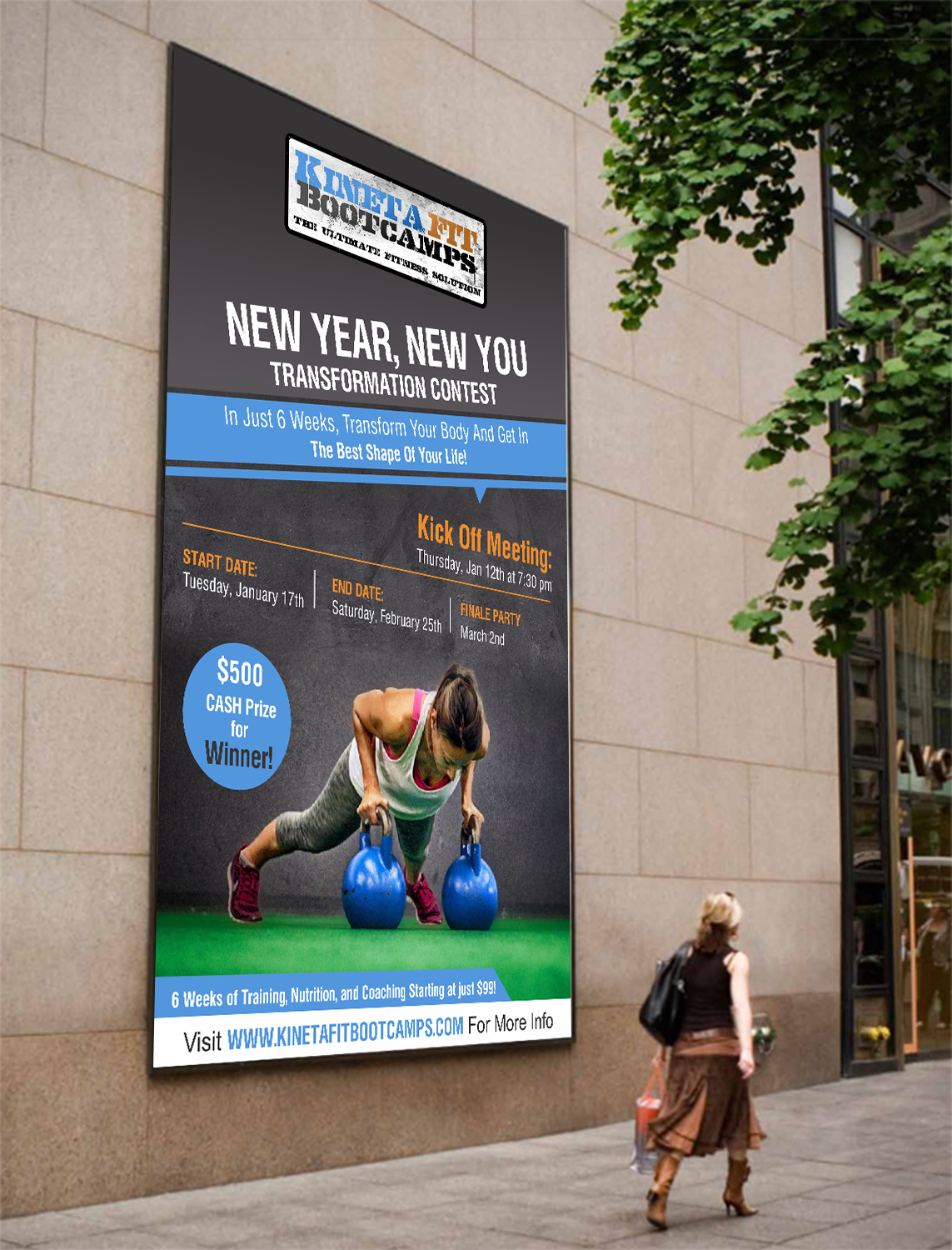 Flyer Design by ecorokerz for Kinetafit | Design #12762555