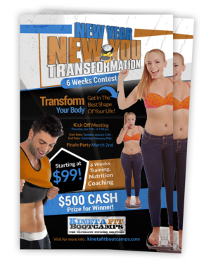 Flyer-Design von creationz2011 für Kinetafit | Design: #12794568
