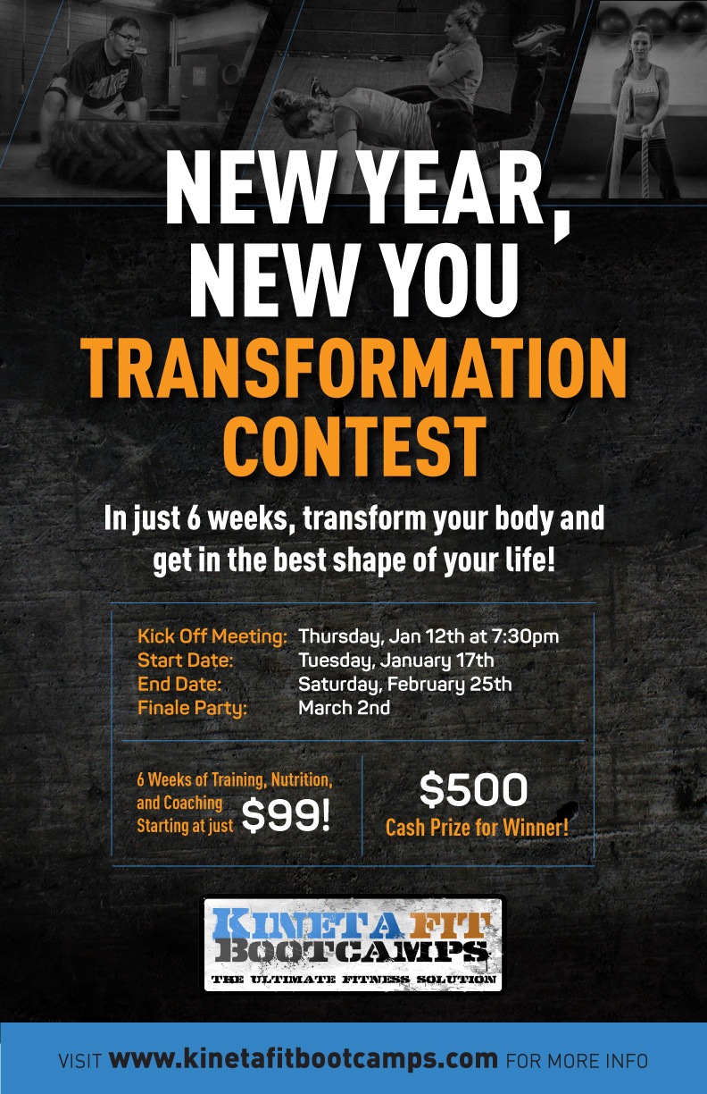 Flyer Design by pi128 for Kinetafit | Design #12760604