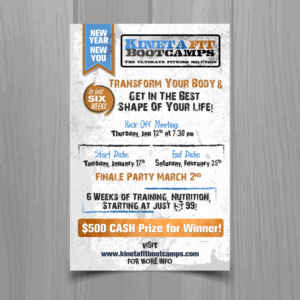 Flyer Design by CreativeTrends for Kinetafit | Design: #12791151