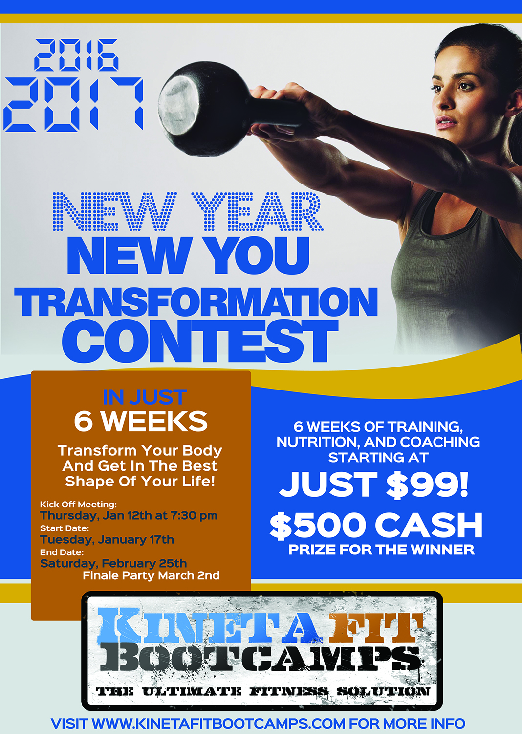 Flyer Design by bvgraphic1 for Kinetafit | Design #12781405
