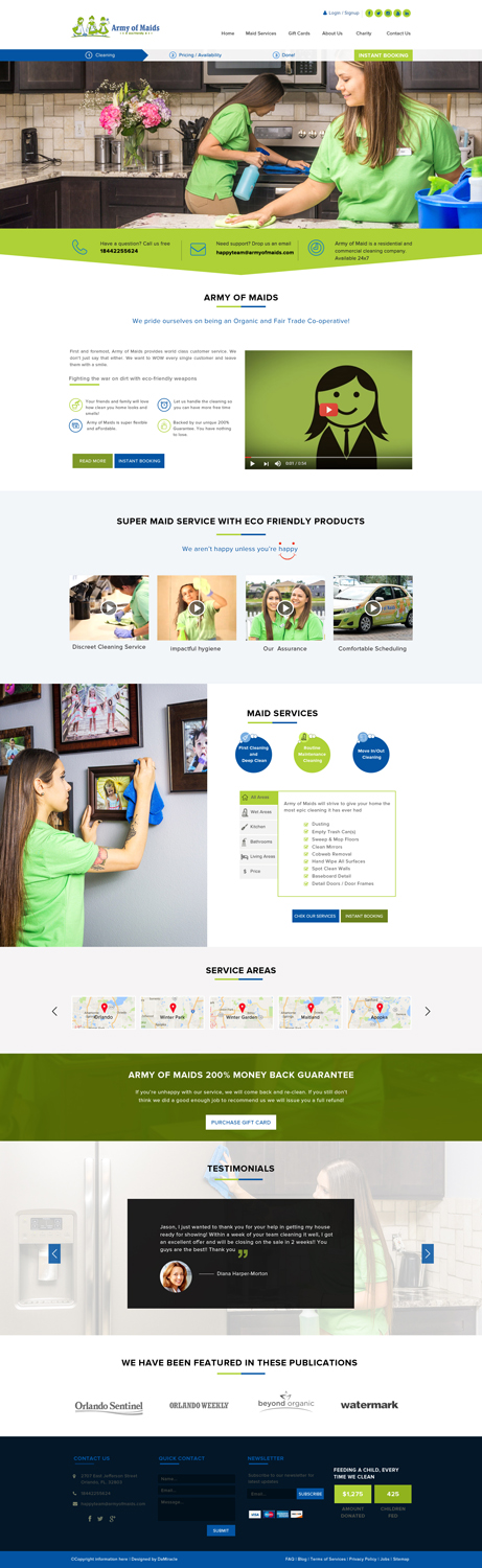 Diseño Web por Da Miracle para este proyecto | Diseño #13104960
