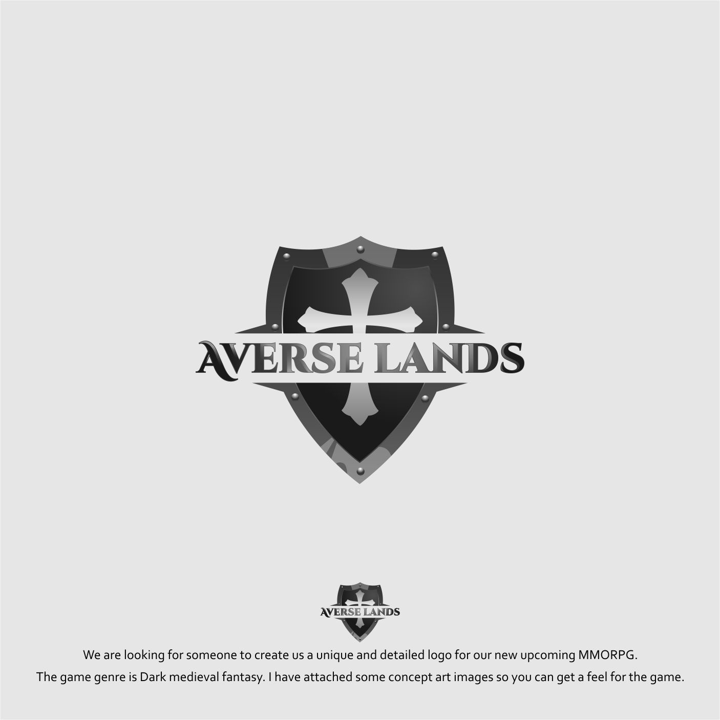 Masculine Professional Games Logo Design For Averse Lands By