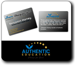 Visitenkarten-Design von JBT Marketing für Authentic Education | Design #30331