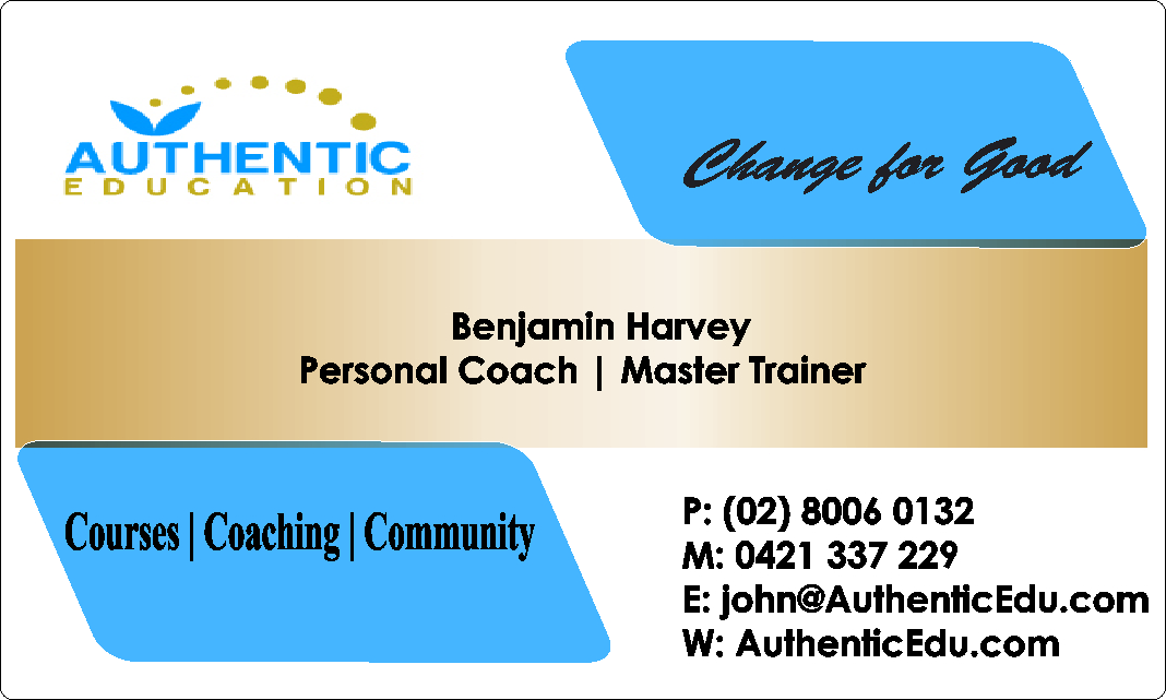 Business Card Design by IS-D-SIGN for Authentic Education | Design #32316