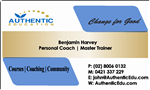 Business Card Design by IS-D-SIGN for Authentic Education | Design: #32316