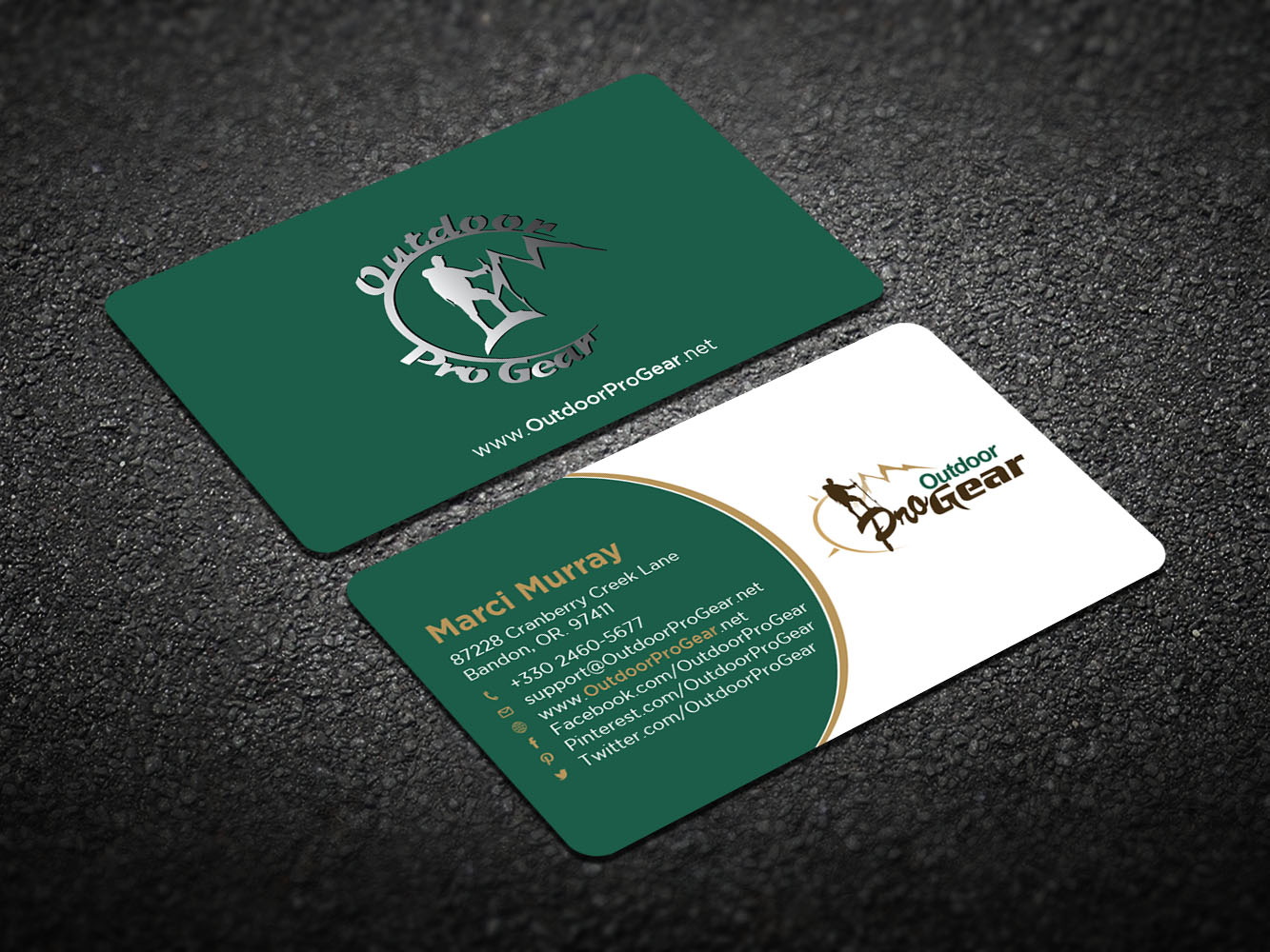 Business Card Design by Verified artistry (Design garden) for Outdoor Pro Gear | Design #12752573
