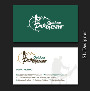 Outdoor Pro Gear - Business Card Design Project | Business Card Design by SL Designer