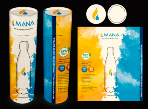 Stainless Steel Water Bottle Packaging | Design Emballage par Souvik Roy (Alex Pro)