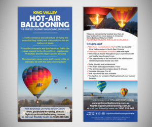 Diseño de Flyer por Designers Hub para Goldrush Ballooning | Diseño: #19621965