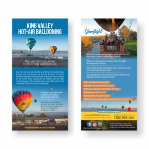 Diseño de Flyer por uk para Goldrush Ballooning | Diseño: #19628272