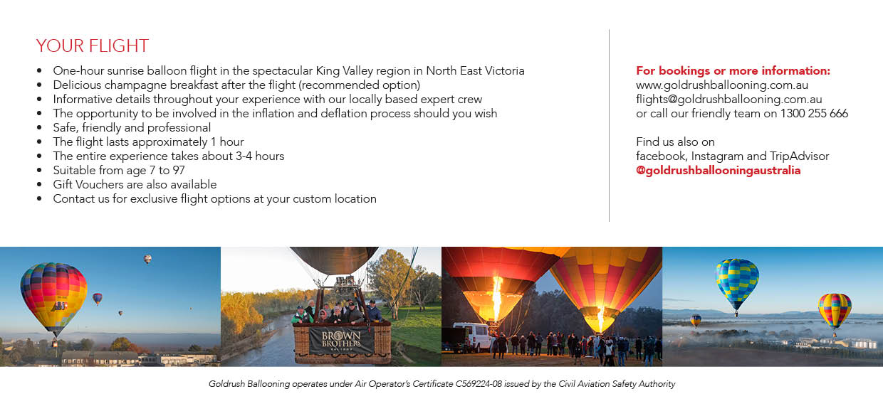 Flyer Design by MsDesigner for Goldrush Ballooning | Design #19616879