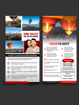 Diseño de Flyer por LAXMI DESIGNHUB para Goldrush Ballooning | Diseño: #19629481