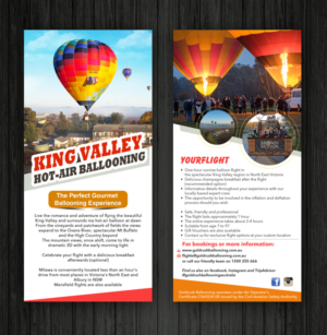 Design de Flyer par arkedia pour Goldrush Ballooning | Design : #19618400