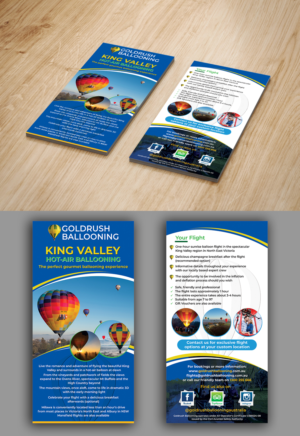 Diseño de Flyer por ecorokerz para Goldrush Ballooning | Diseño: #19617486