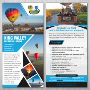 Hot-air ballooning company needs a DL-size flyer | Flyer Design by TSU Creations