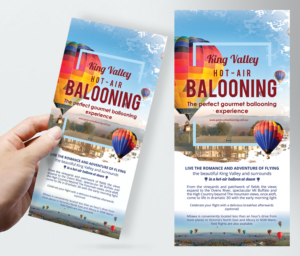 Flyer-Design von Navisol Creatives für Goldrush Ballooning | Design #19612621