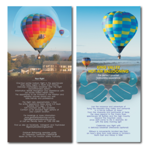 Diseño de Flyer por ashokbhaskar.ba para Goldrush Ballooning | Diseño: #19648399