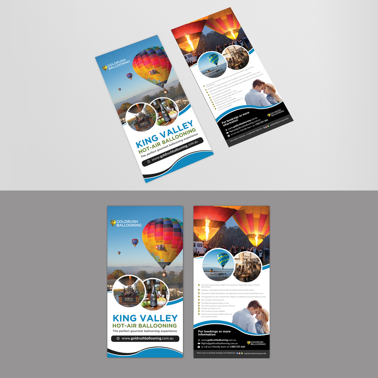 Flyer Design by TuktukiShree for Goldrush Ballooning | Design #19622308