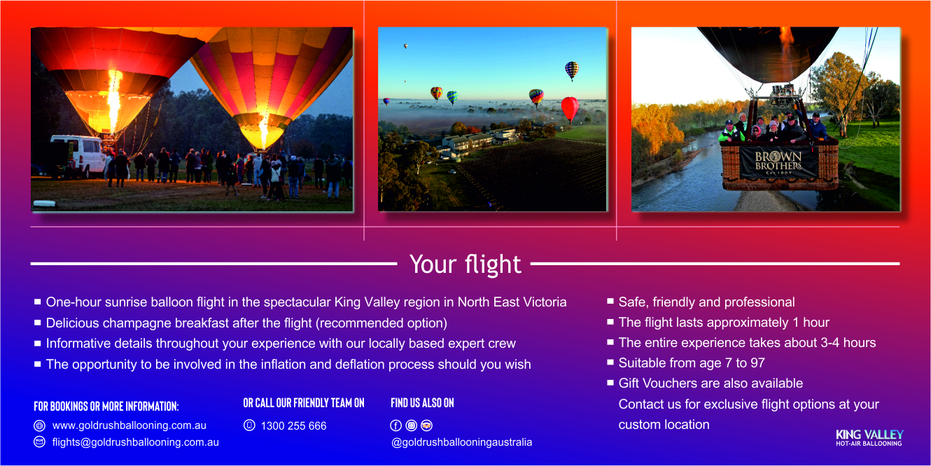 Flyer Design by Abdulyasar 2 for Goldrush Ballooning | Design #19623357