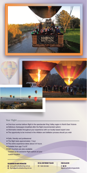 Diseño de Flyer por Abdulyasar 2 para Goldrush Ballooning | Diseño: #19633223