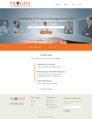 Web Design by pb for PROGILE Tech INC | Design: #12766338