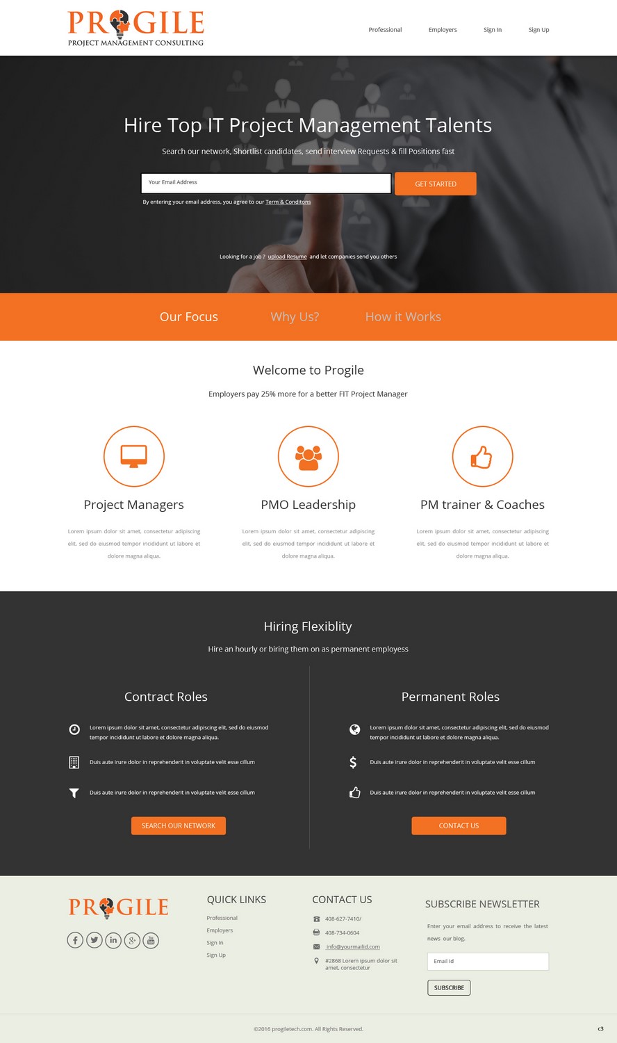 Web Design by pb for PROGILE Tech INC | Design #12766339
