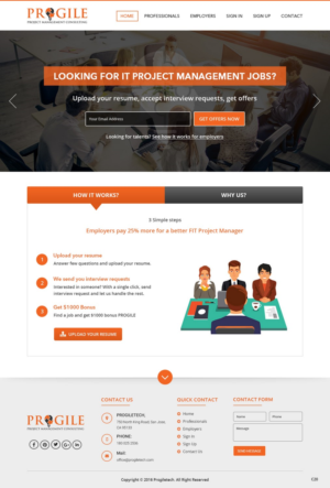 Web Design by pb for PROGILE Tech INC | Design: #12766340