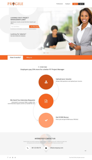 Web Design by pb for PROGILE Tech INC | Design: #12766352