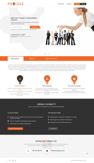 Web Design by pb for PROGILE Tech INC | Design: #12766353