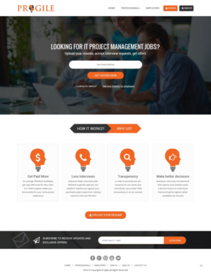 Web Design by pb for PROGILE Tech INC | Design: #12766354