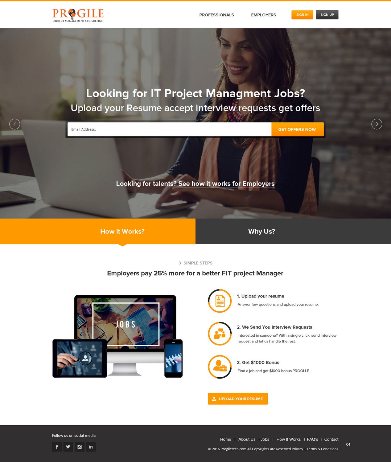 Web Design by pb for PROGILE Tech INC | Design #12766355