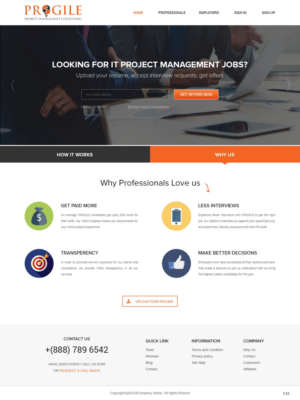 Web Design by pb for PROGILE Tech INC | Design: #12766360